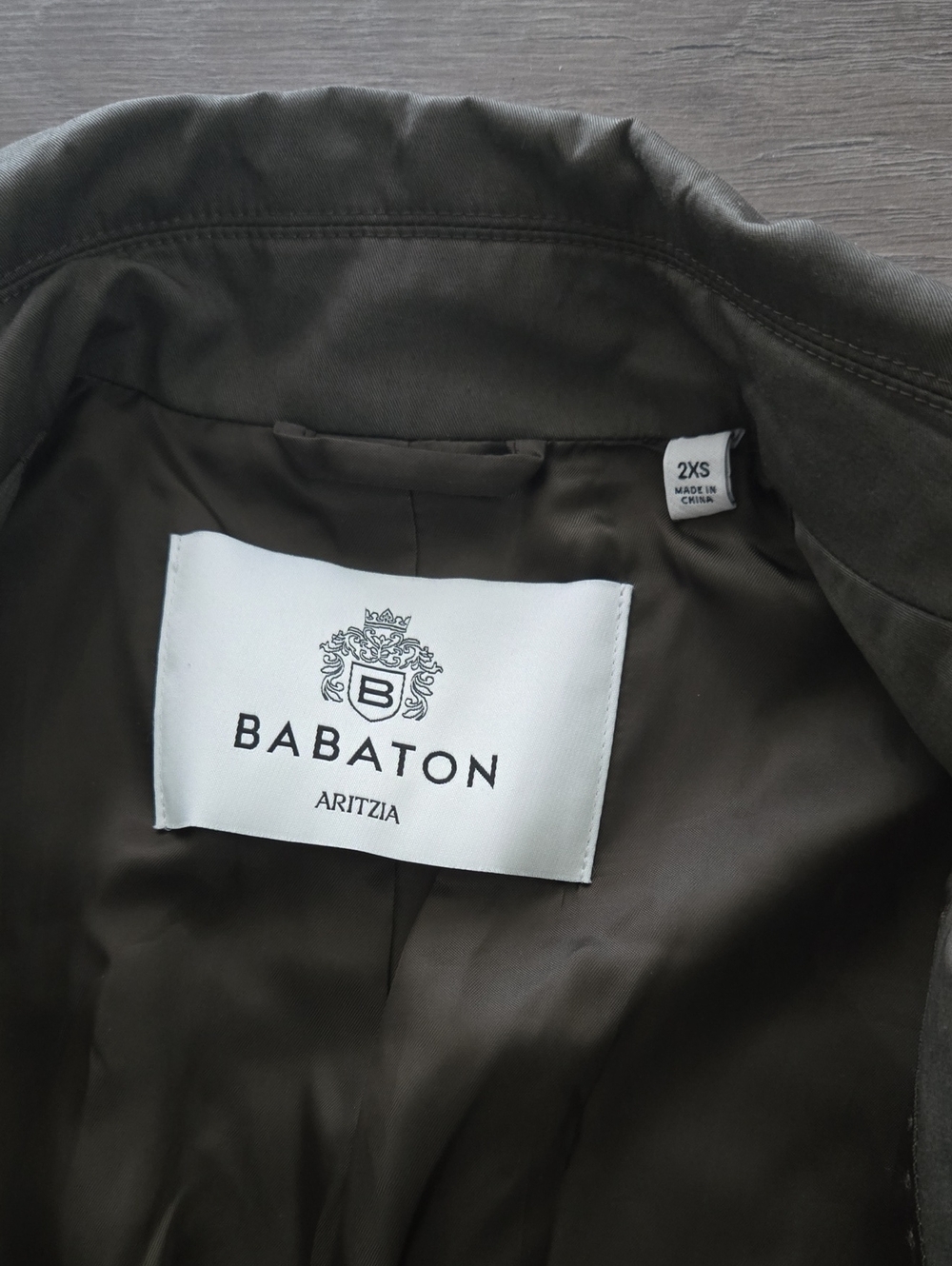 BNWOT Babaton Finch Mid Trench - City Twill - Picture 2 of 4